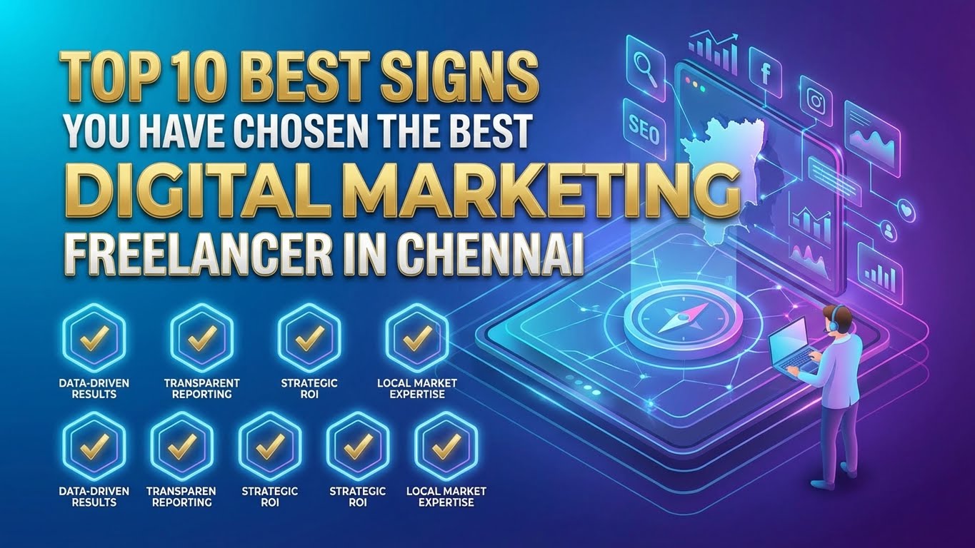Best Digital Marketing Freelancer in Chennai | Top 10 Signs